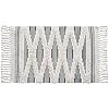 Seavish Tufted Cotton Area Rug,2X 3 Black Geometric Hand Woven Tassel Throw Rug Shag Accent Fring... | Amazon (US)