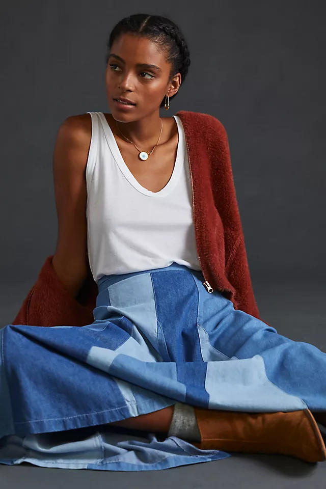 T.La Scoop-Neck Layering Tank | Anthropologie (US)