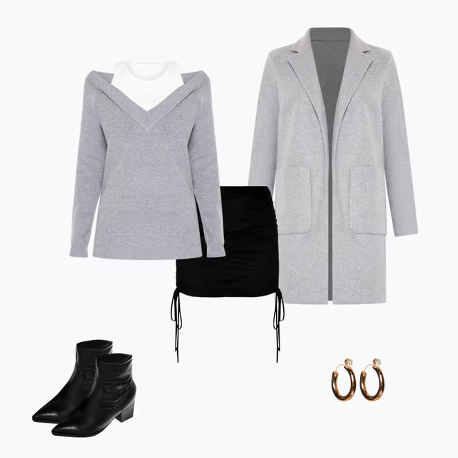 Notched Open-Front Trench Coat | Forever 21