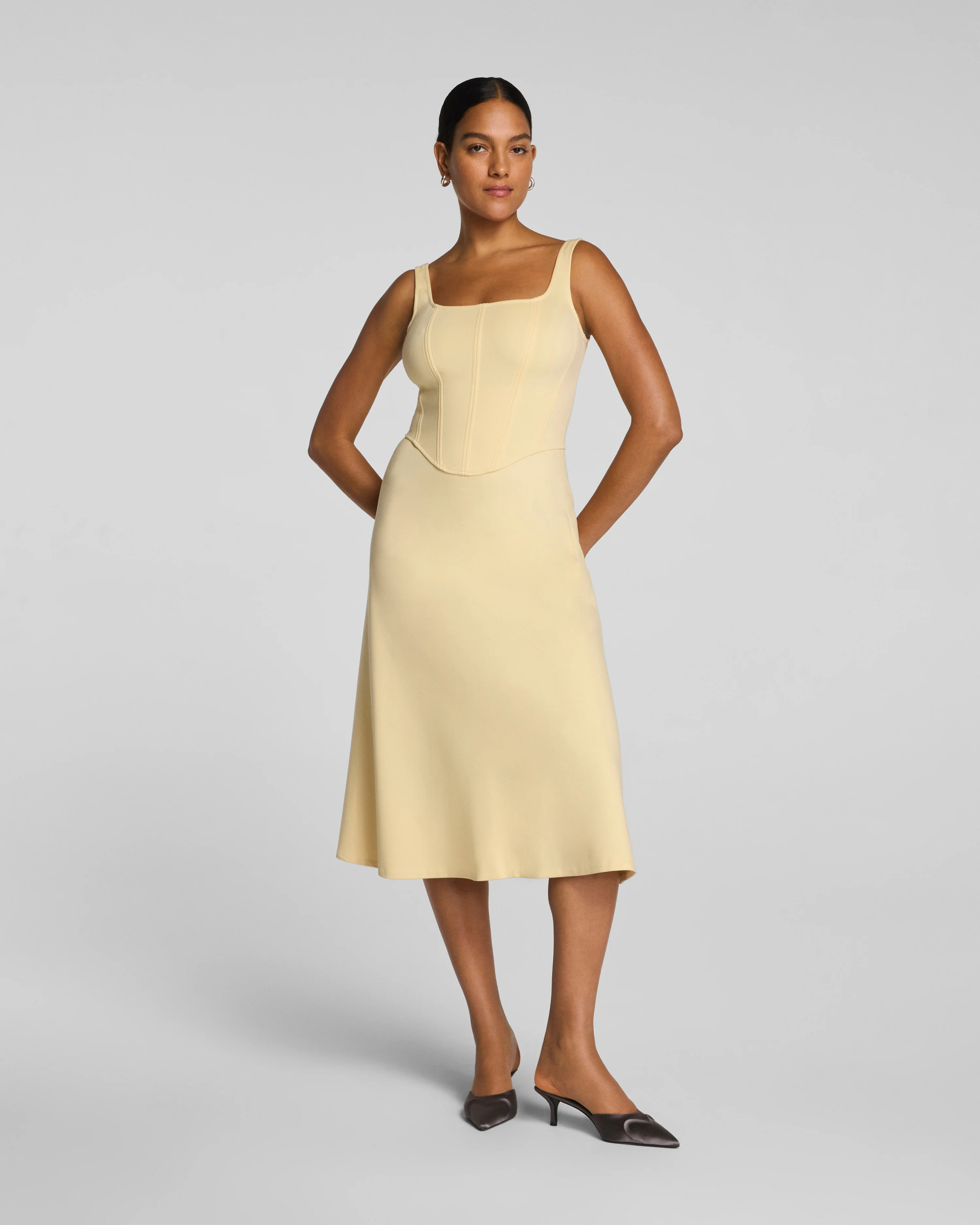 SPANXshape\u00ae  Ponte Fit and Flare Midi Dress | Spanx