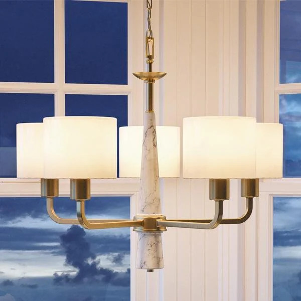 UHP2631 Cosmopolitan Chandelier, 21-1/2"H x 27"W, Palladian Gold Finish, Oxford Collection | Urban Ambiance, Inc.