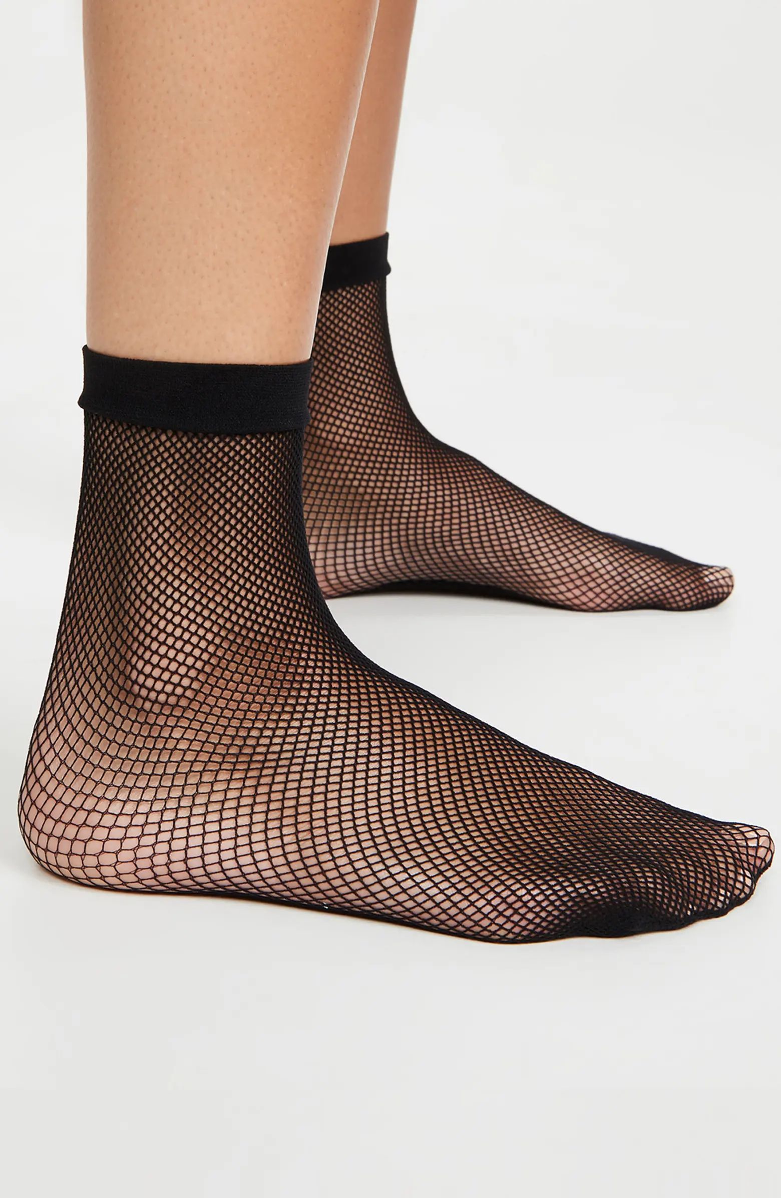 2-Pack Micro Fishnet Ankle Socks | Nordstrom