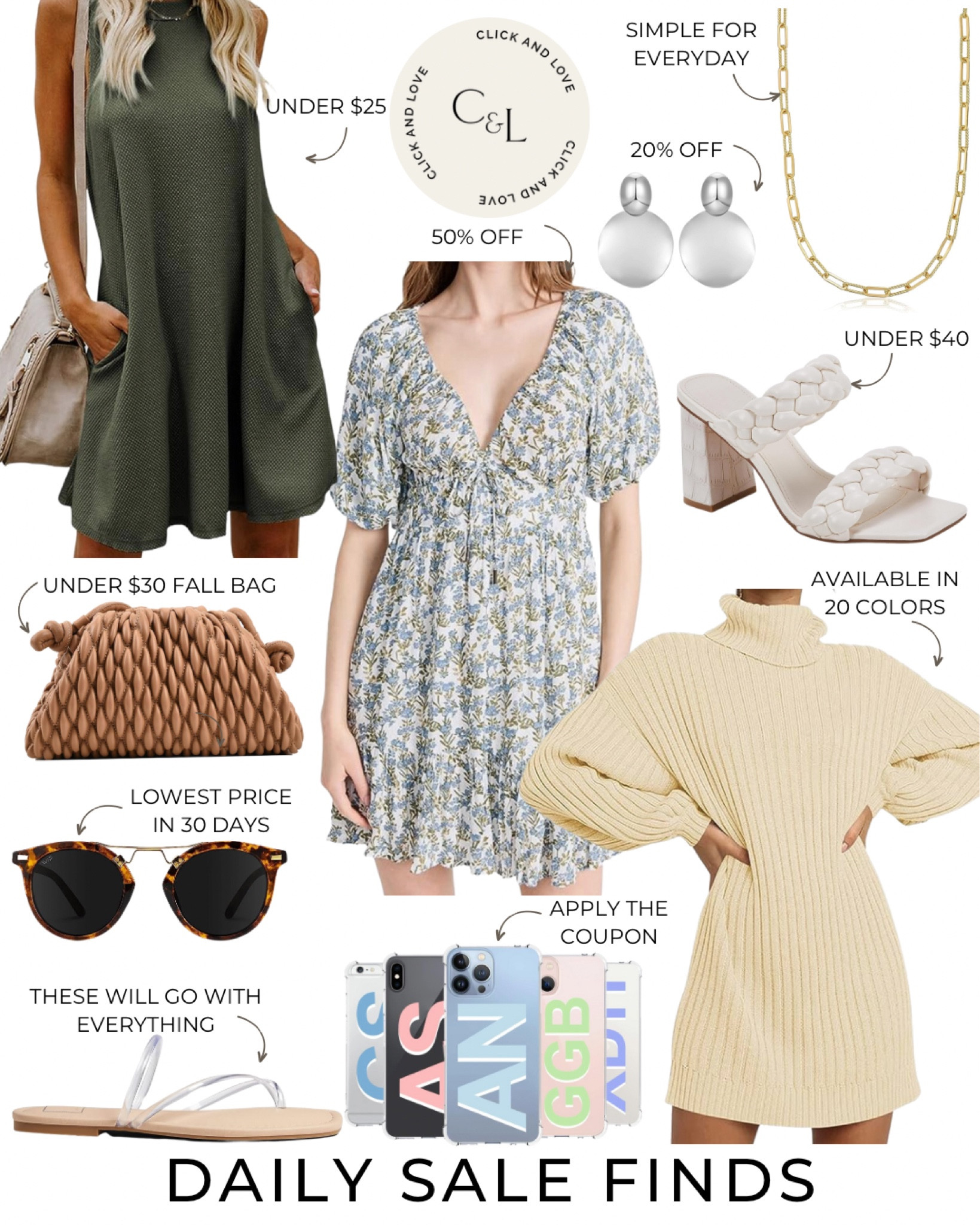 Fashion finds on sale now! Love this sleeveless dress to layer and it has pockets 🖤

Fashion, fashion finds, outfit, outfit inspiration, date night, summer dress, seasonal fashion, sweater dress, heels, sandals, sunnies, sunglasses, gold jewelry, gold necklaces, chain necklace, sleeveless dress, dress with pockets, silver earrings, phone case, handbag, Amazon, Amazon fashion, Amazon finds, Amazon must haves, Amazon sale, sale finds, sale alert, sale #amazon #amazonhome

#LTKstyletip #LTKSeasonal #LTKsalealert