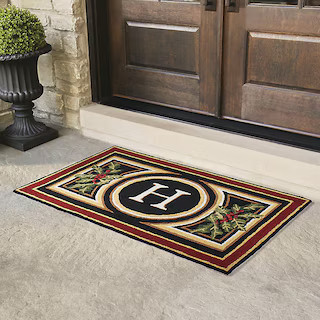 Wingate Festive Monogrammed Door Mat & Weather-Resistant Design | Frontgate