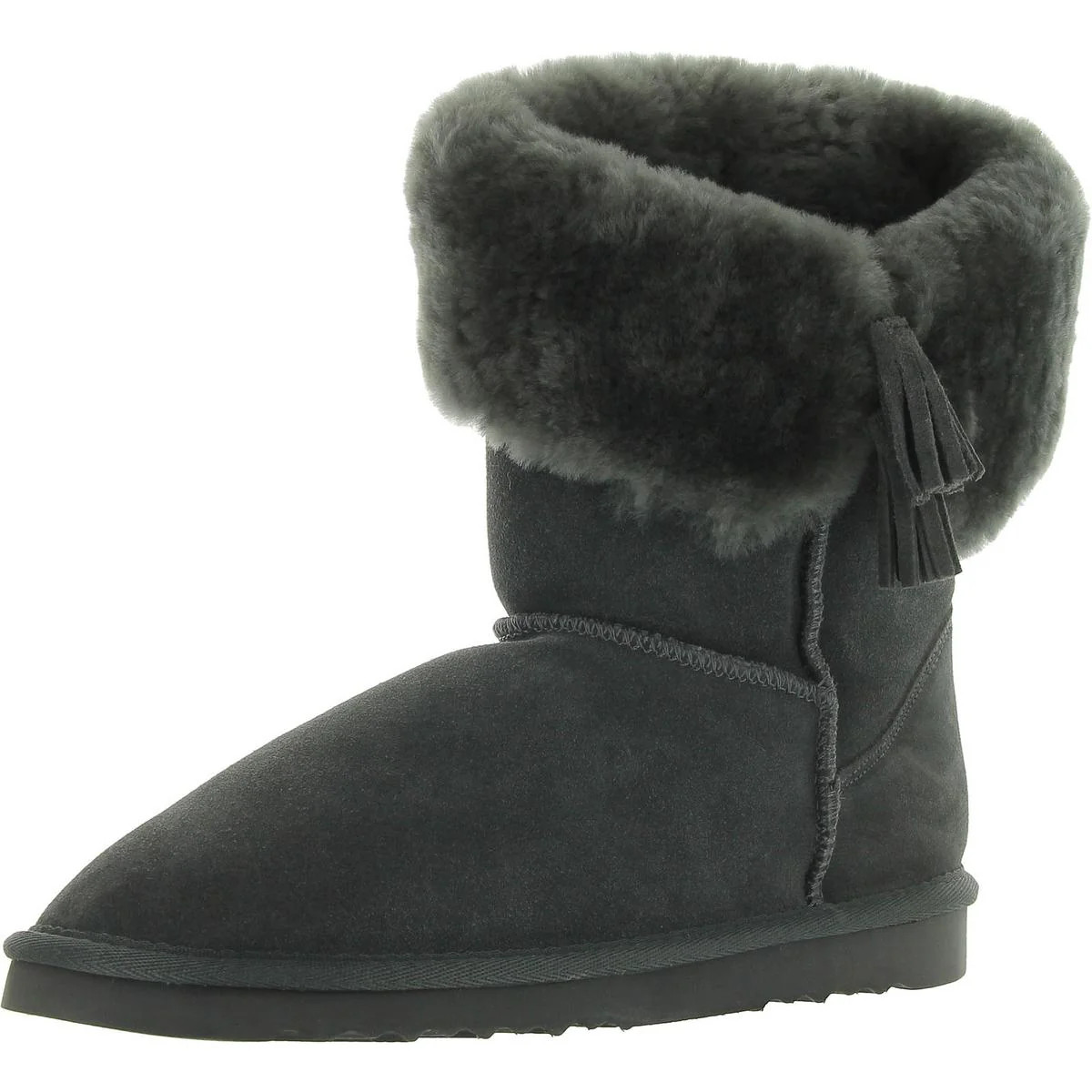 Womens Suede Shearling Lined Winter & Snow Boots | Shop Simon