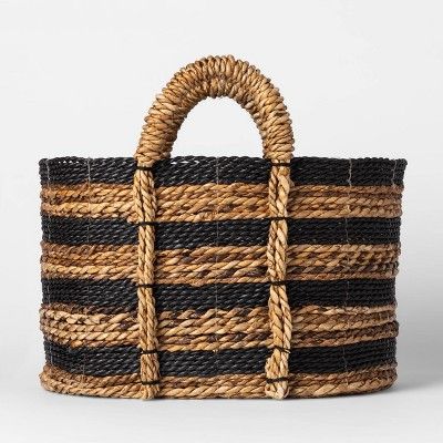 Basket Striped Black/Natural - Threshold™ | Target