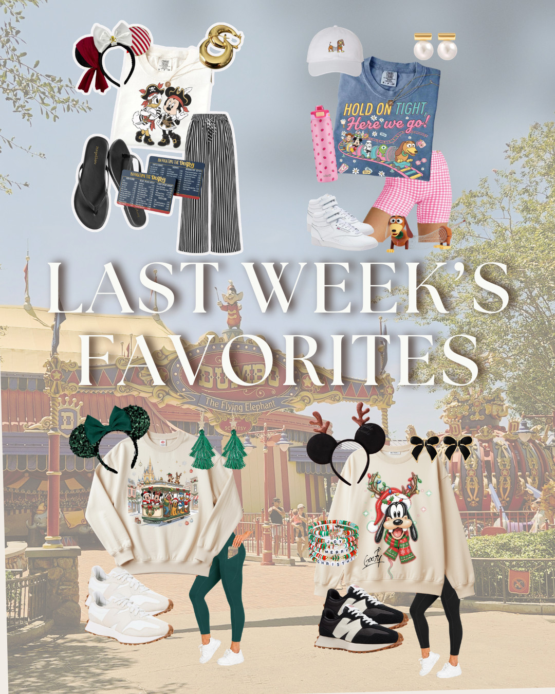 ✨ Last week’s favorites are HERE!  From festive Disney Christmas sweatshirts and holiday-inspired ears to fun park outfits you’ll want to wear on repeat, these were some of your favorite finds last week!  Whether you’re planning your next Disney World trip or just adding a little Disney magic to your everyday wardrobe, these picks are too cute to miss! 🩷

🛍️ Shop all your favorites here on my LTK! Save this post for your next Disney shopping spree, and tell me which look is your favorite! 👇✨ 

 #LTKootd #LTKmomlife #LTKTravel