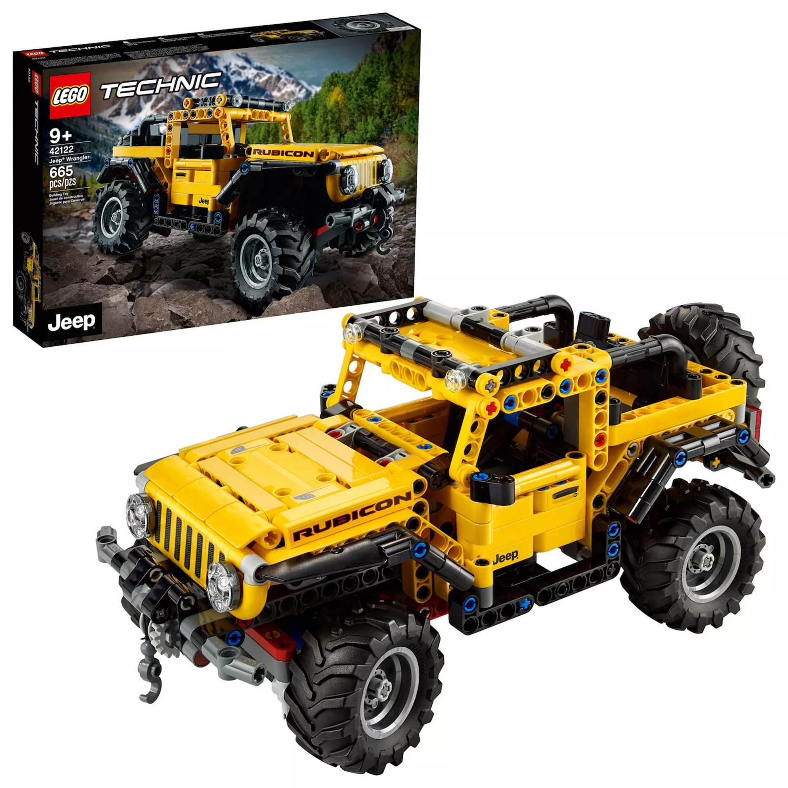 LEGO Technic Jeep Wrangler 42122 LEGO Set (665 Pieces), Multicolor | Kohl's