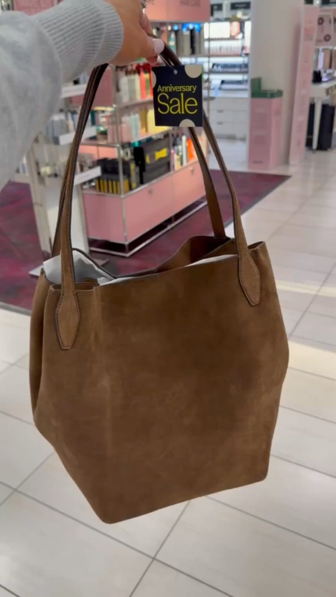 This might be my favorite tote from the Nordstrom anniversary sale! The shape and structure of this bag is so nice. Material is a soft grain suede. Comes in 2 colors!

#LTKSaleAlert #LTKootd #LTKSeasonal