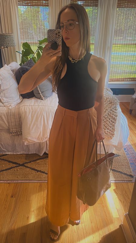 I have these #palazzopants from #amazonfashion in every color! I’m usually not a big fan of buying clothes from Amazon, but these pants are so stunning and flattering! Necklace is #vintage so I’ve linked some dupes that are also #vintagejewelry 🖤

#LTKsalealert #LTKstyletip #LTKunder50