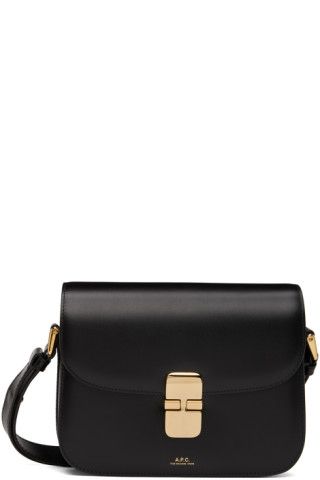 A.P.C. - Black Small Grace Bag | SSENSE