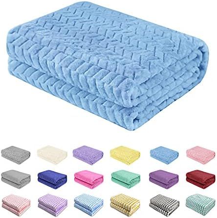 Baby Blanket Flannel, Cozy Throw Blankets for Newborn Infant and Toddler, Super Soft and Warm Receiv | Amazon (US)