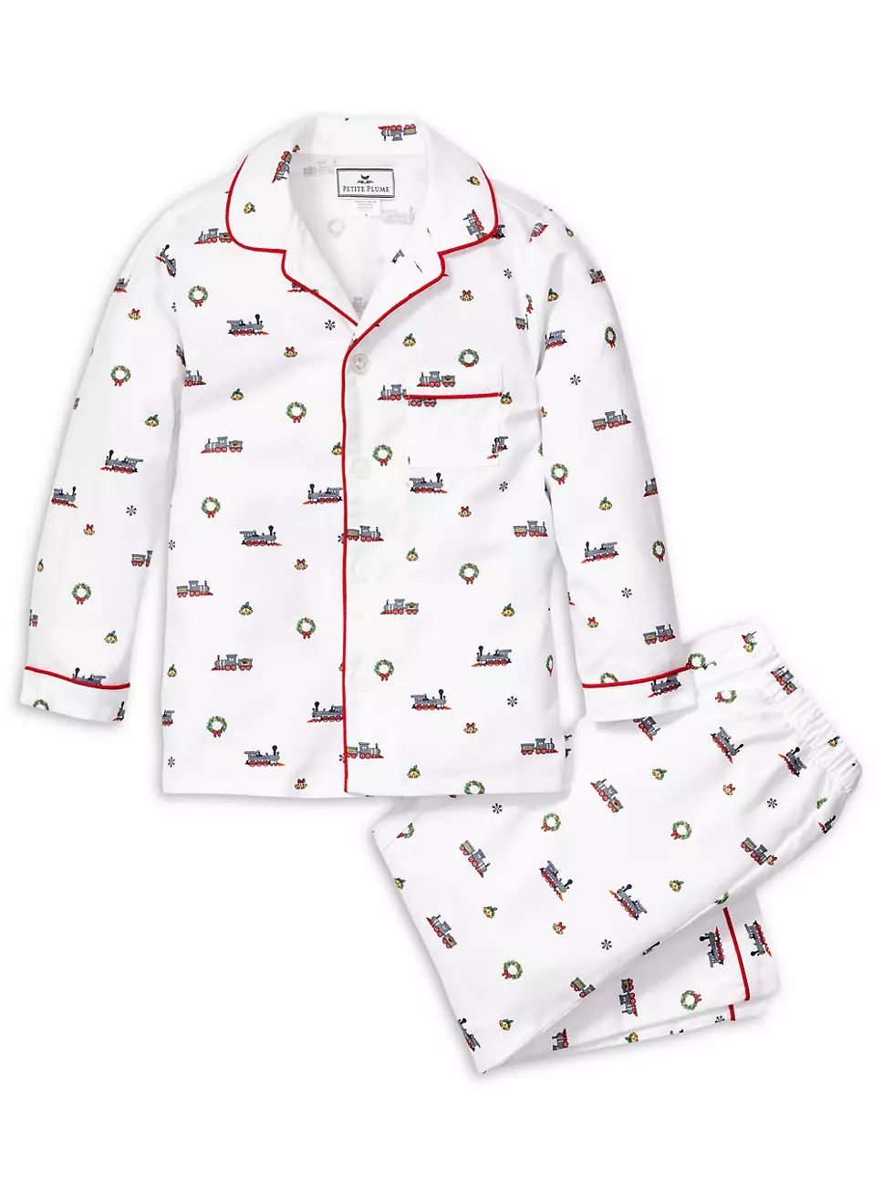 Petite Plume Baby's, Little Kid's &amp; Kid's Arctic Express Two-Piece Pajama Set | Saks Fifth Avenue