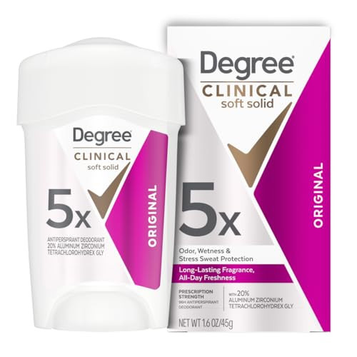 Degree Clinical Antiperspirant Deodorant Soft Solid, Original, 1.6 oz | Amazon (US)