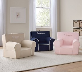 Anywhere Chair®, Twill with Piping Collection | Pottery Barn Kids