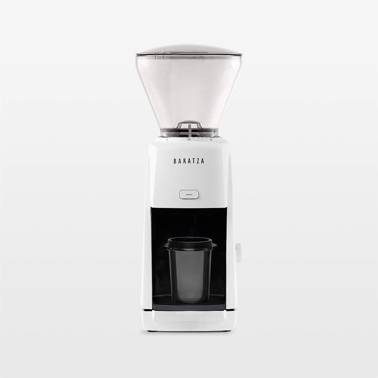 Baratza Encore ESP White Coffee Grinder + Reviews | Crate & Barrel | Crate & Barrel