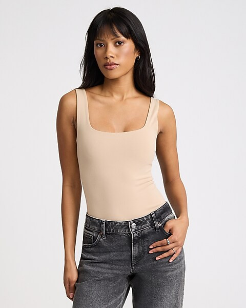 Body Contour High Compression Square Neck Tank | Express