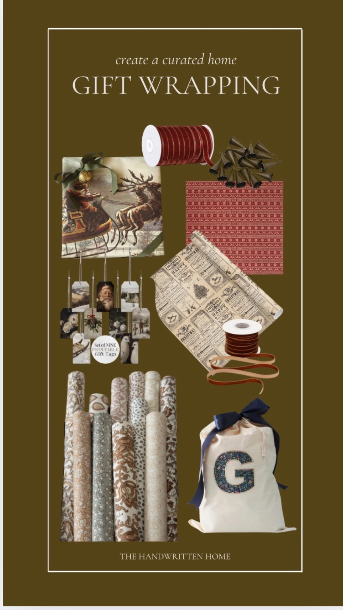 Holiday gift wrap, Christmas christmas wrapping paper! Vintage art print tags

#LTKHoliday #LTKFindsUnder50 #LTKGiftGuide