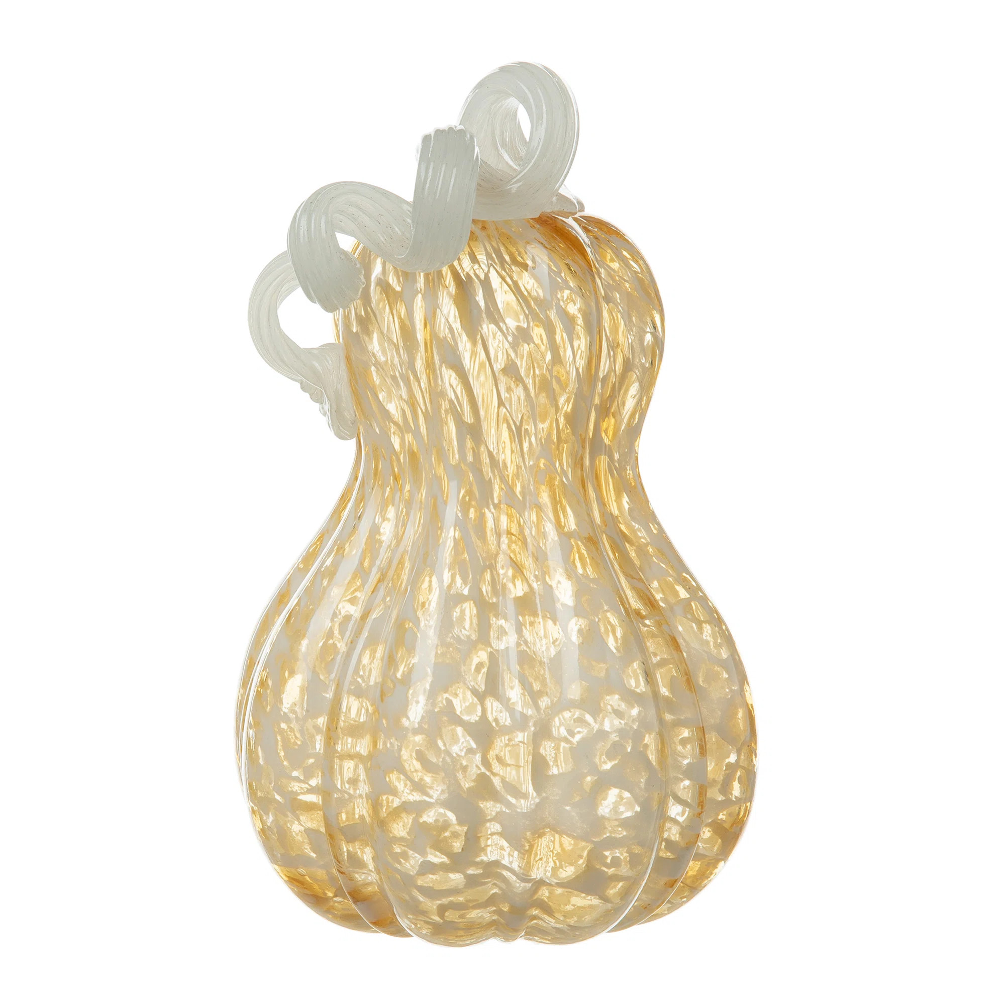 8.5"H Fall Glass Gourd | Wayfair North America