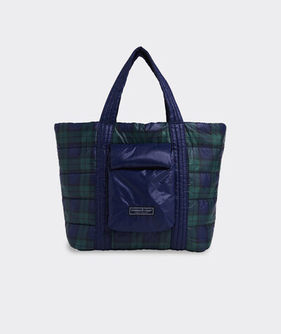 Reversible Quilted Puffer Tote | vineyard vines