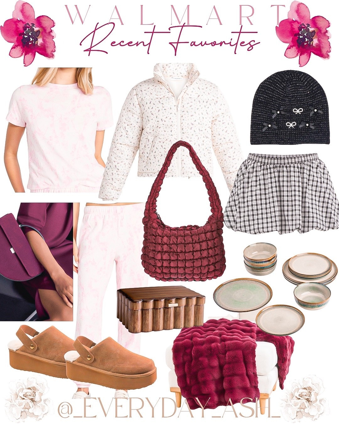 Walmart // recent favorites 💙

Walmart fashion, Walmart home finds, winter outfit, winter hat, purse, tote bag, dishware, clogs, blanket, home decor 

#LTKHome #LTKGiftGuide #LTKFindsUnder50