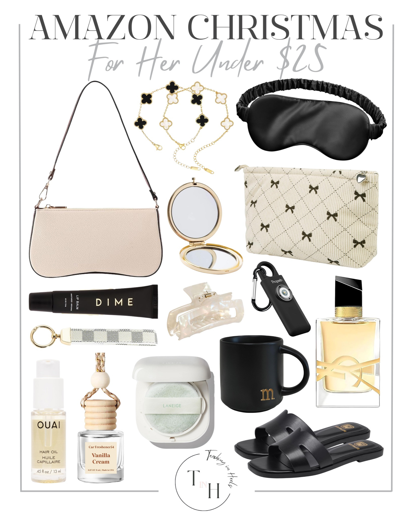 Amazon Gift Guide for Her Under $25

cozy socks
satin sleep mask
mini skincare
lip gloss set
jewelry dish
cute mug
hair clips
scented candles
travel beauty bag
hand cream set

#LTKHoliday #LTKGiftGuide #LTKStyleTip