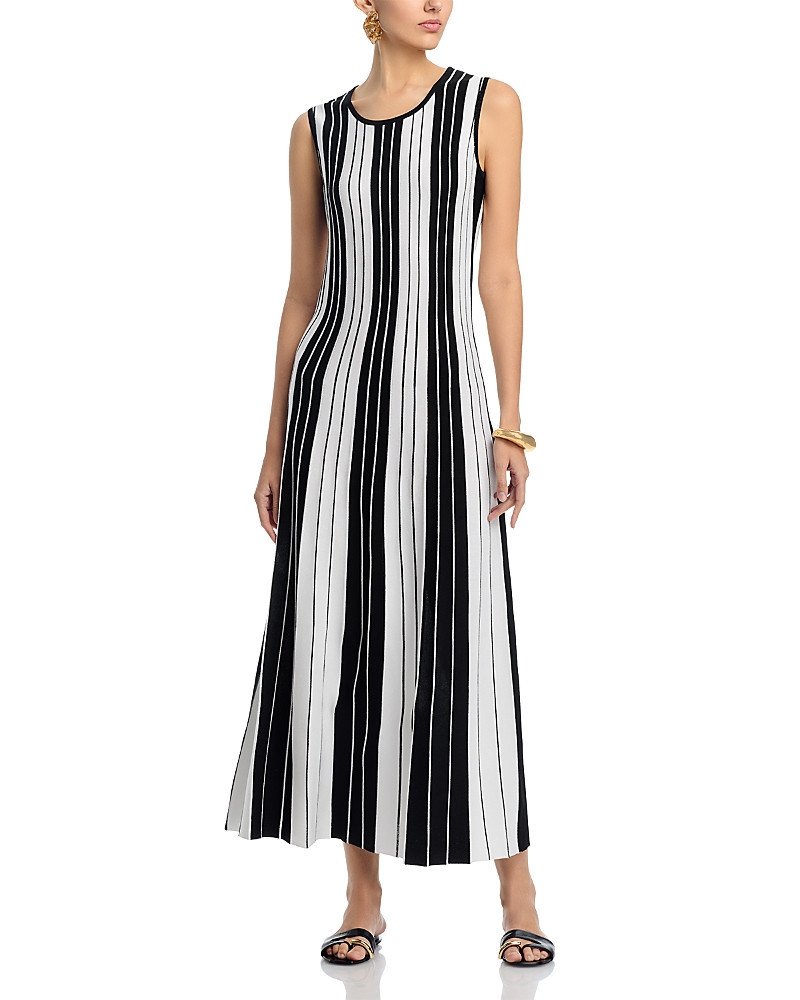 Misook Fit And Flare Striped Maxi Dress | Bloomingdale's (US)