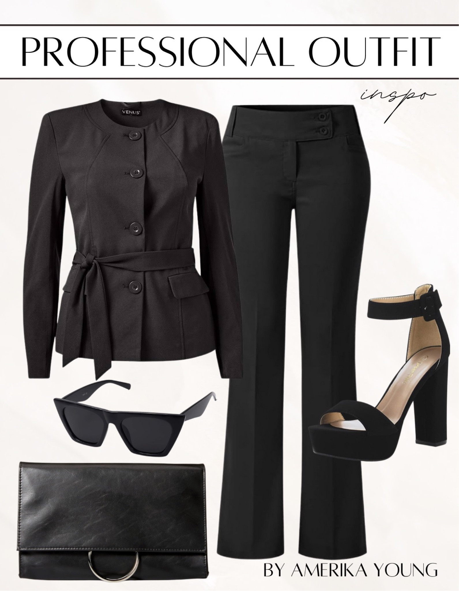 All black outfit inspiration | professional work outfit inspo 

#LTKitbag
#LTKstyletip

#LTKworkwear #LTKfindsunder50 #LTKshoecrush