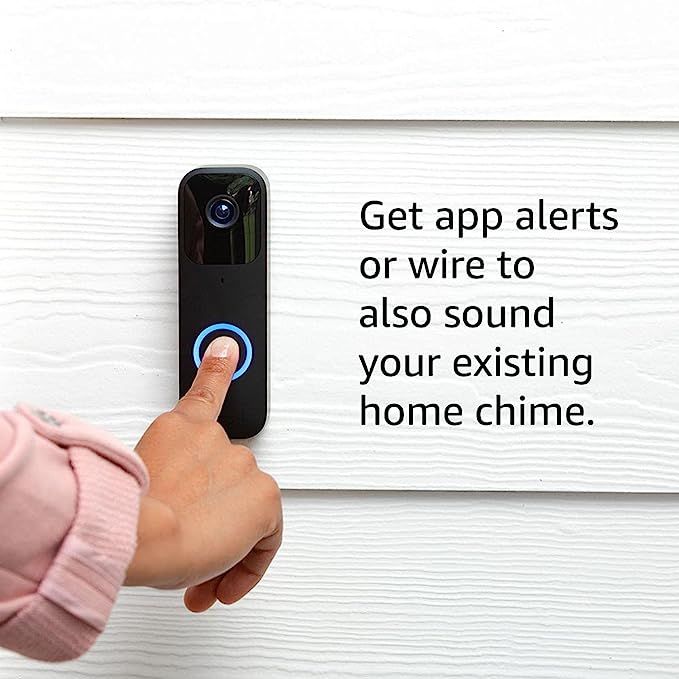 Blink Video Doorbell | Two-way audio, HD video, motion and chime app alerts and Alexa enabled —... | Amazon (US)