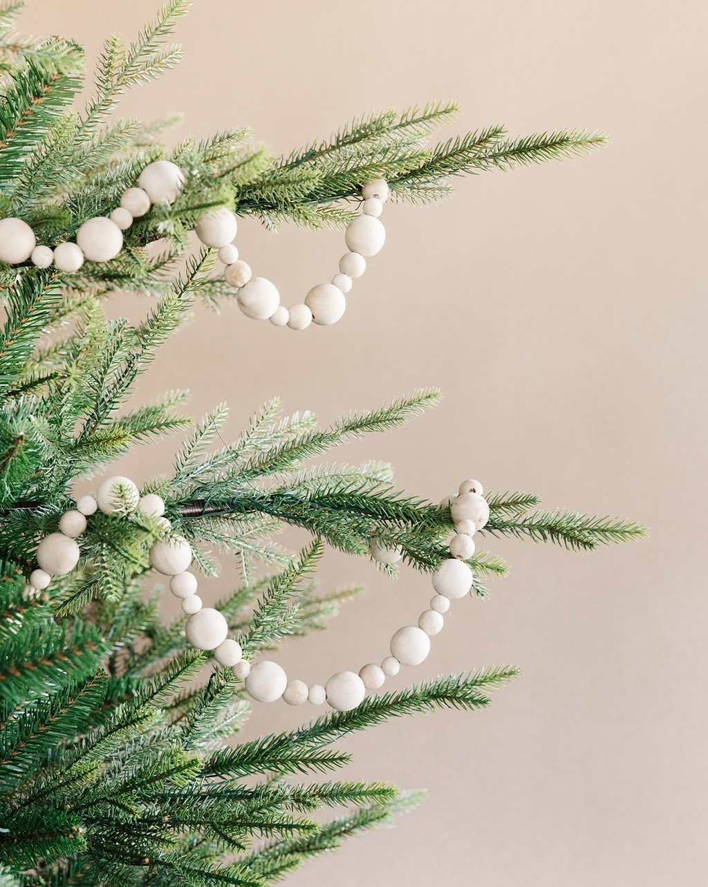 Natural Wood Beaded Garland | McGee & Co.
