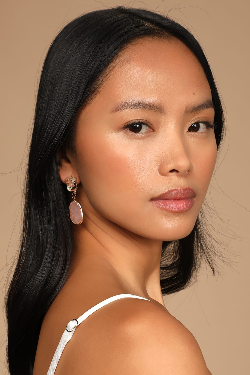 Gem of a Time Pink Rhinestone Drop Earrings | Lulus (US)