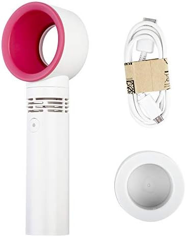 Amazon.com: Portable Handheld Cooling Bladeless Fan USB Mini Fan Desktop Bladeless Fan Rechargeab... | Amazon (US)