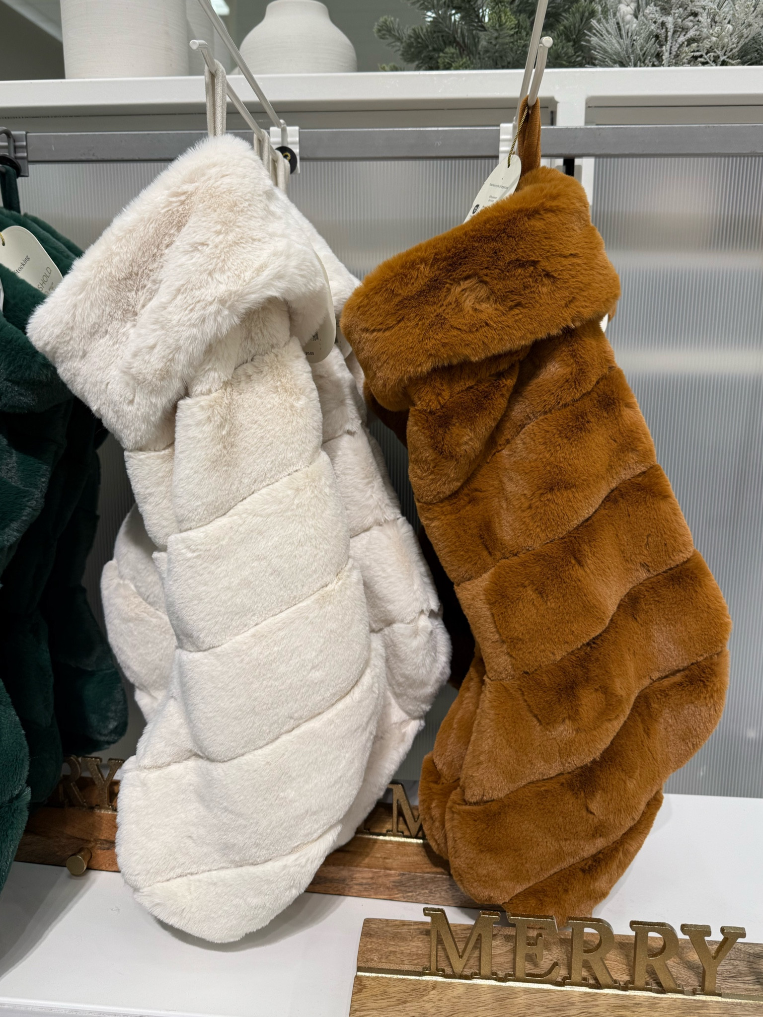 This brown faux fur stocking is so much prettier in person than online! 

#christmas #christmasdecor #stocking #christmasstocking #christmastree #neutralchristmas #target #targetfinds #targethome

#LTKFindsUnder50 #LTKSeasonal #LTKHoliday