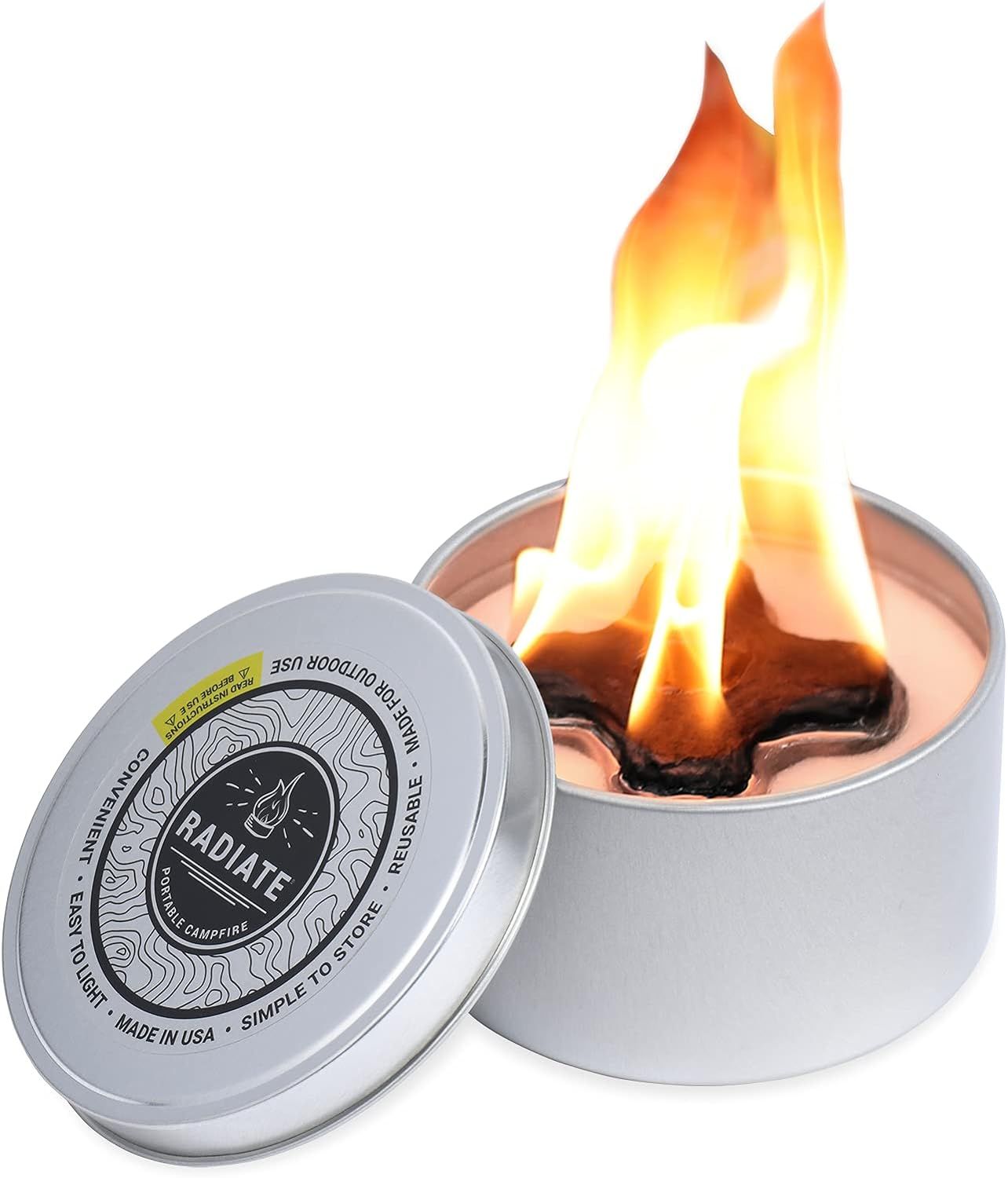 The New Mini Radiate Portable Campfire: The Go-Anywhere Outdoor Fire Pit | Portable and Convenien... | Amazon (US)
