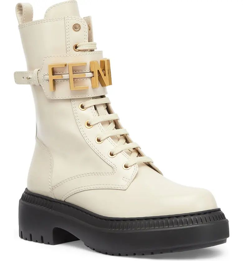 Fendi graphy Combat Boot | Nordstrom | Nordstrom