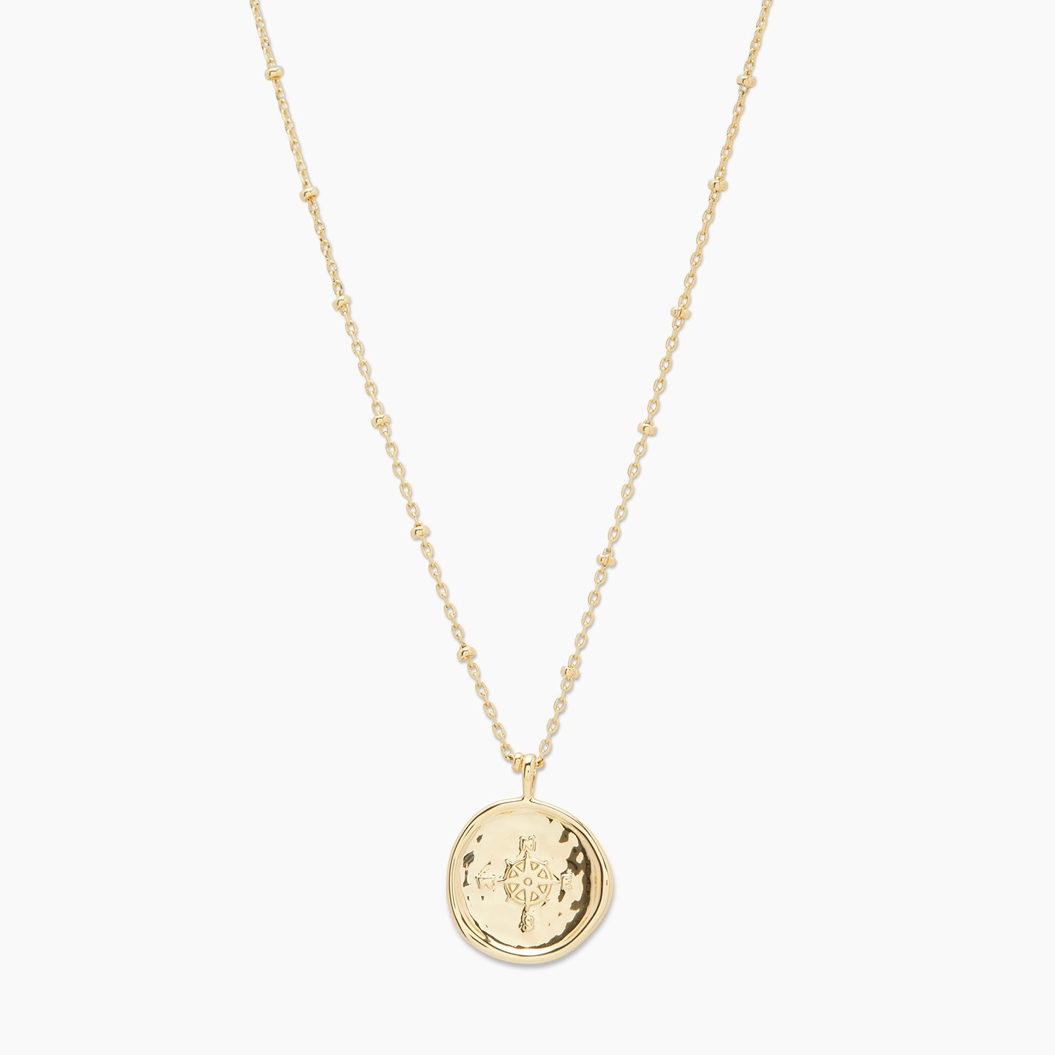 Compass Coin Necklace in Gold, Women's by Gorjana | Gorjana