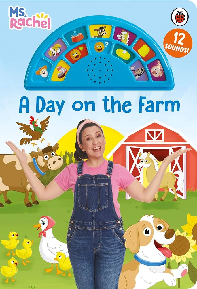 Ms Rachel: A Day on the Farm: An Interactive Read and Listen Noisy Sound Book with 12 Fun Sounds | Amazon (UK)