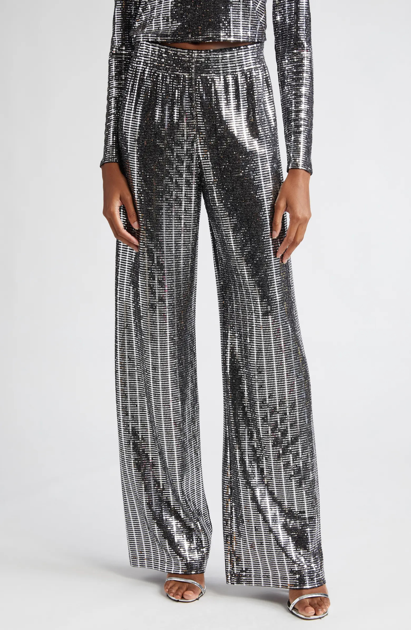 Elba Sequin Straight Leg Pants | Nordstrom