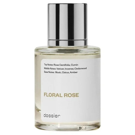 Dossier Floral Rose Eau de Parfum, Inspired by Le Labo Fragrances' Rose 31, Unisex Fragrance, 1.7 oz | Walmart (US)