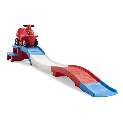 Step2 USA Edition Up & Down Roller Coaster Toy, Kids Ride On Push Car, Summer Outdoor Playset, for Toddlers 2-5 Years Old, 9-Foot Long Track | Amazon (US)