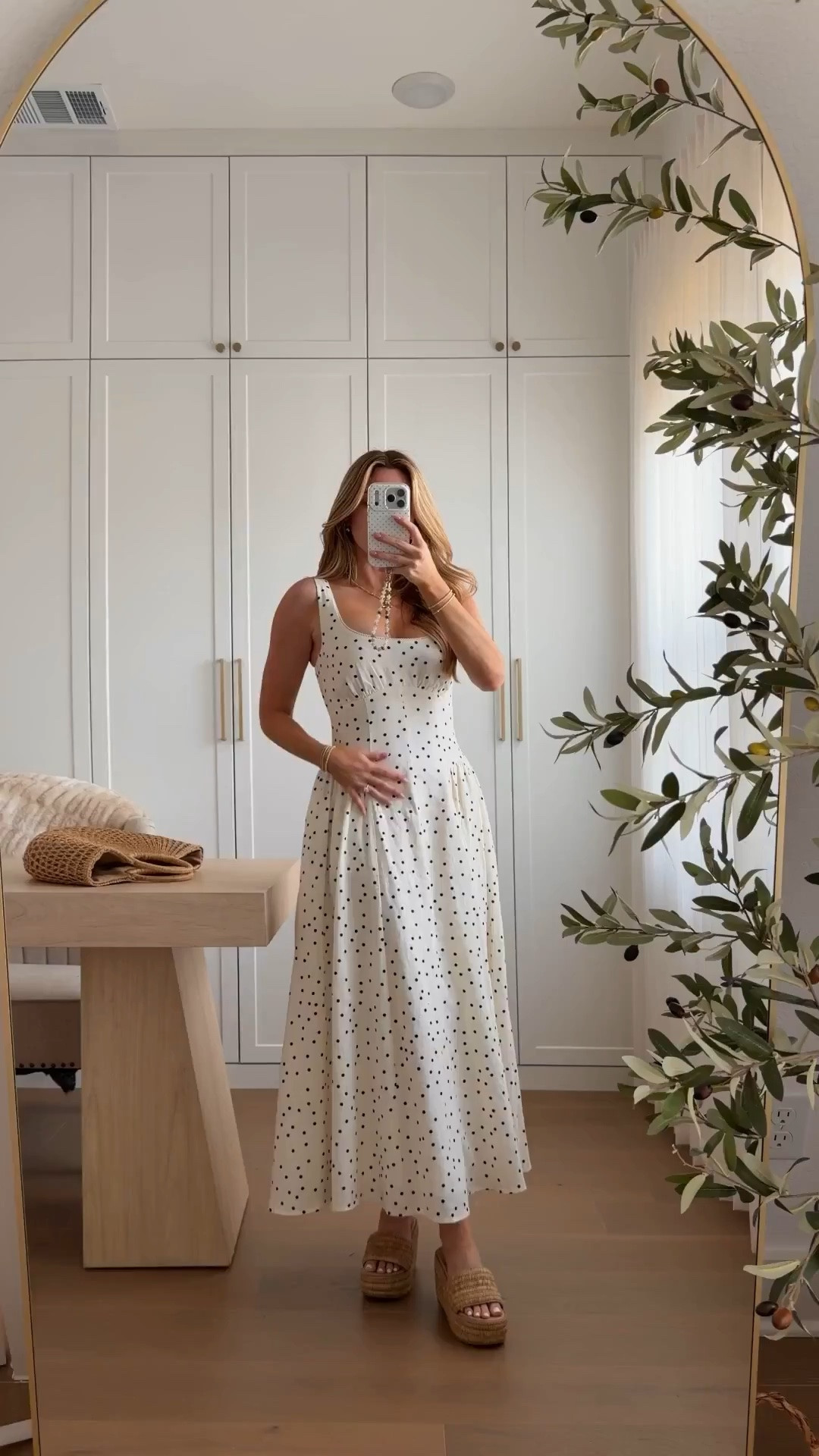 on sale now! wearing xs regular, i think you could size down one!

sale alert, summer dresses, maxi dress, polka dots, michele jaliene

#LTKSaleAlert #LTKootd