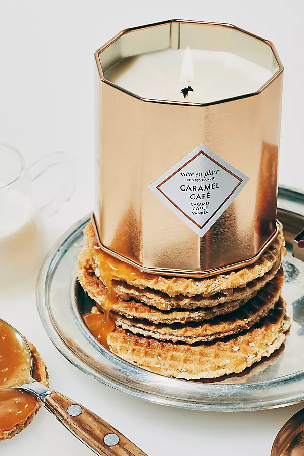 mise en place Gourmand Caramel Café Metal Tin Candle | Anthropologie (US)