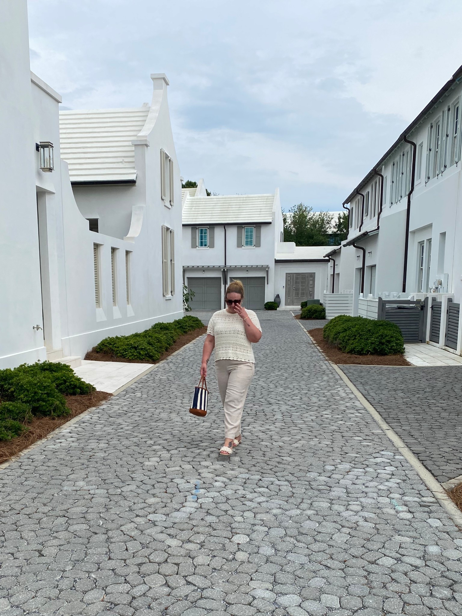 Beach vacation, vacation outfit, linen pants, slide sandals, spring sandals, handbag, travel bag, knit top, sweater top, khaki pants

#LTKFindsUnder50 #LTKItBag #LTKMidsize