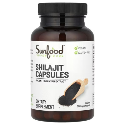 Sunfood Shilajit, 500 mg, 90 Capsules | Target