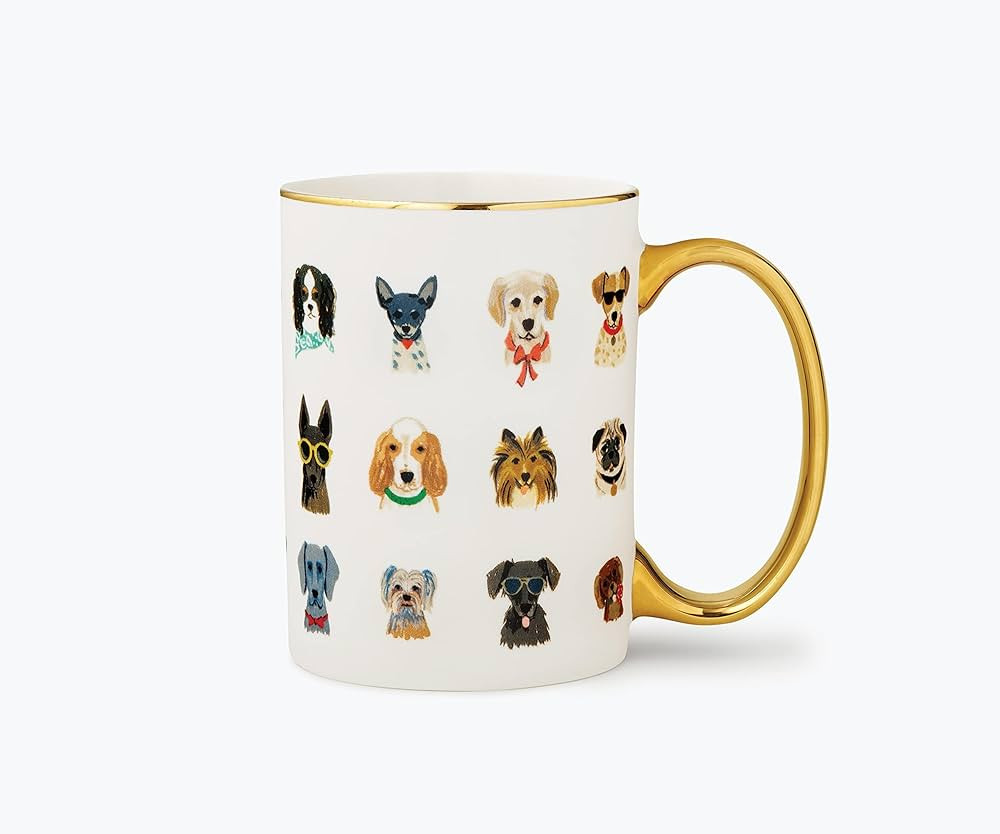 RIFLE PAPER CO. Dog Days Mug, for Everyday Use and Gatherings with Unique Designs, for Friends an... | Amazon (US)