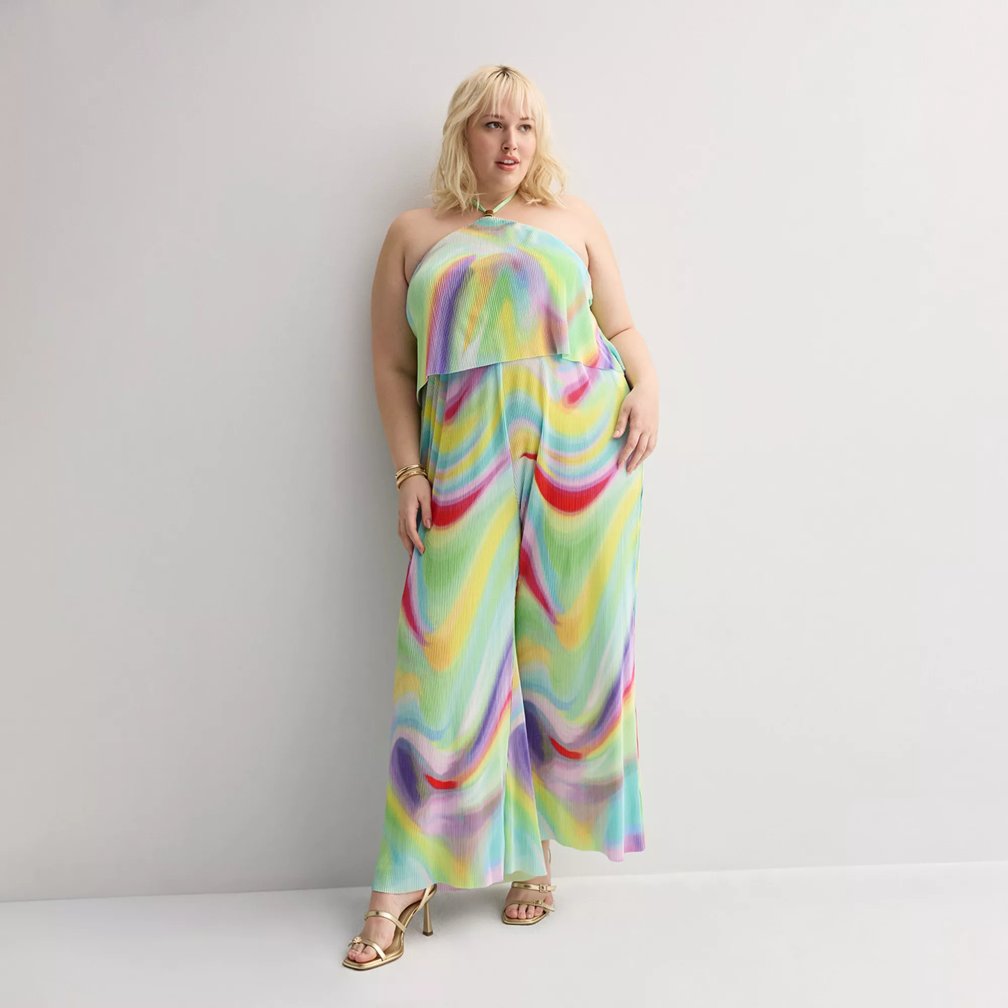 Plus Size INTEMPO™ Plisse Jumpsuit | Kohl's