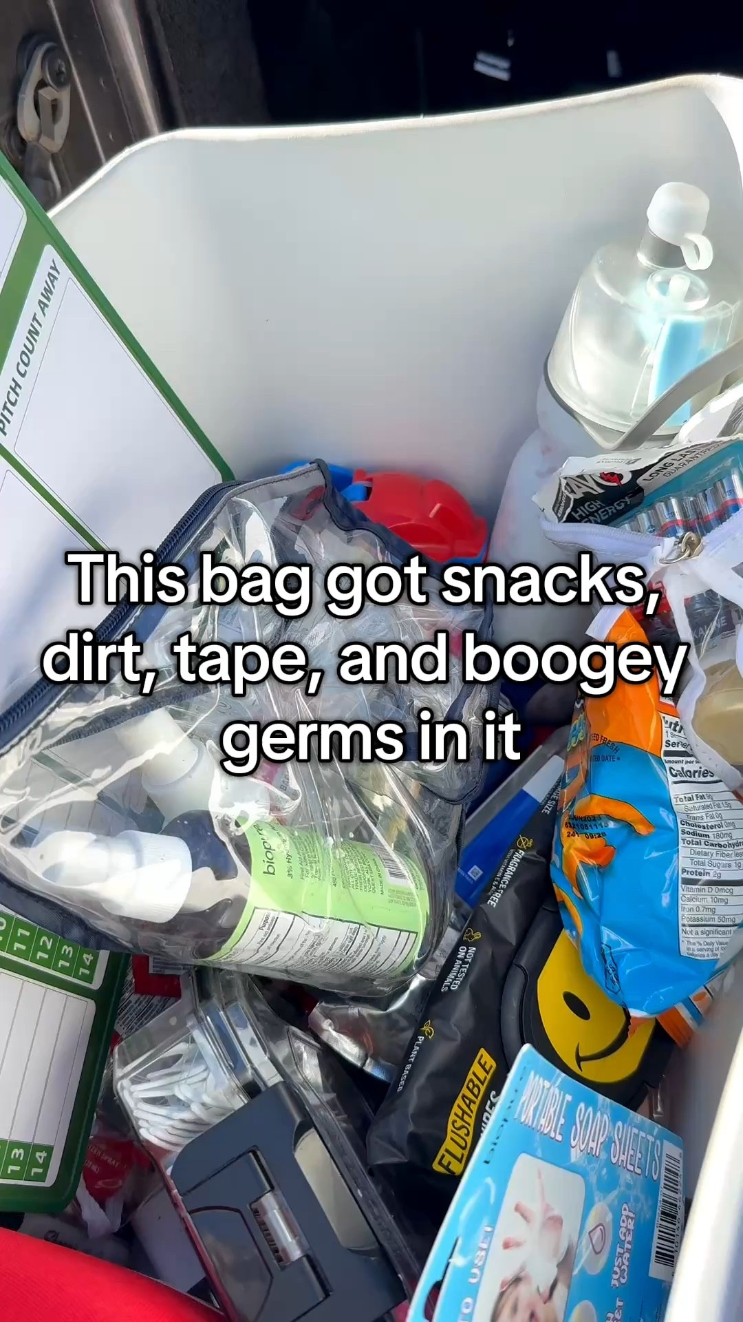 Clean, reorganize, and disinfect my dugout bag with me because I told the kids “just throw it in my bag” and now my bag got snacks, dirt, tape, and boogey germs in it 😩😂
Had to spray EVERYTHING down. This spray I got from TikTok Shop will be in the orange shopping cart below 🛒
#BaseballMom #TeamMom #BoyMom #CleanWithMe #TikTokShop #LittleLeague #MomLife #DugoutMom


#LTKmomlife #LTKKids #LTKdayinmylife