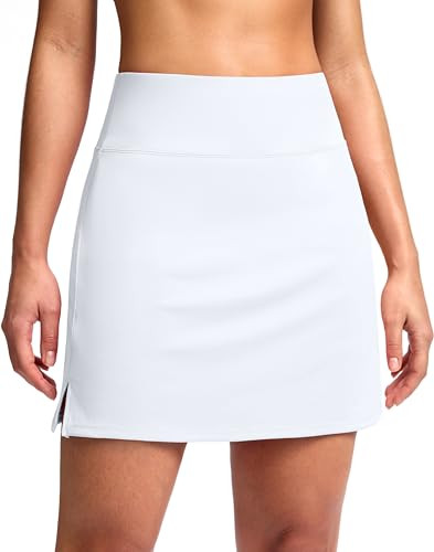 16" Skorts for Women with 2 Pockets High Waisted A Line Pickleball Golf Skort Casual Athletic Ten... | Amazon (US)