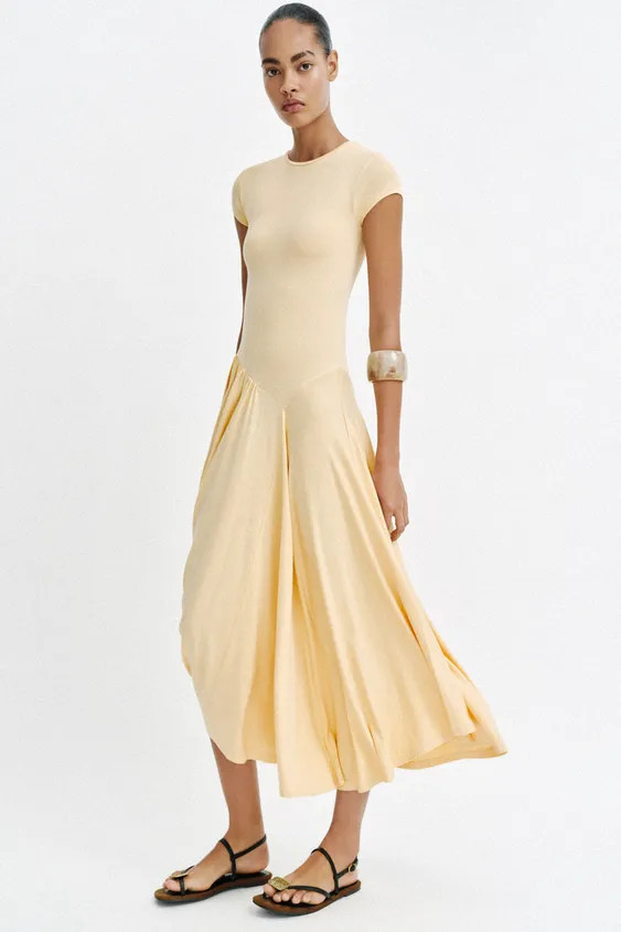 ASYMMETRIC LONG DRESS | Zara US