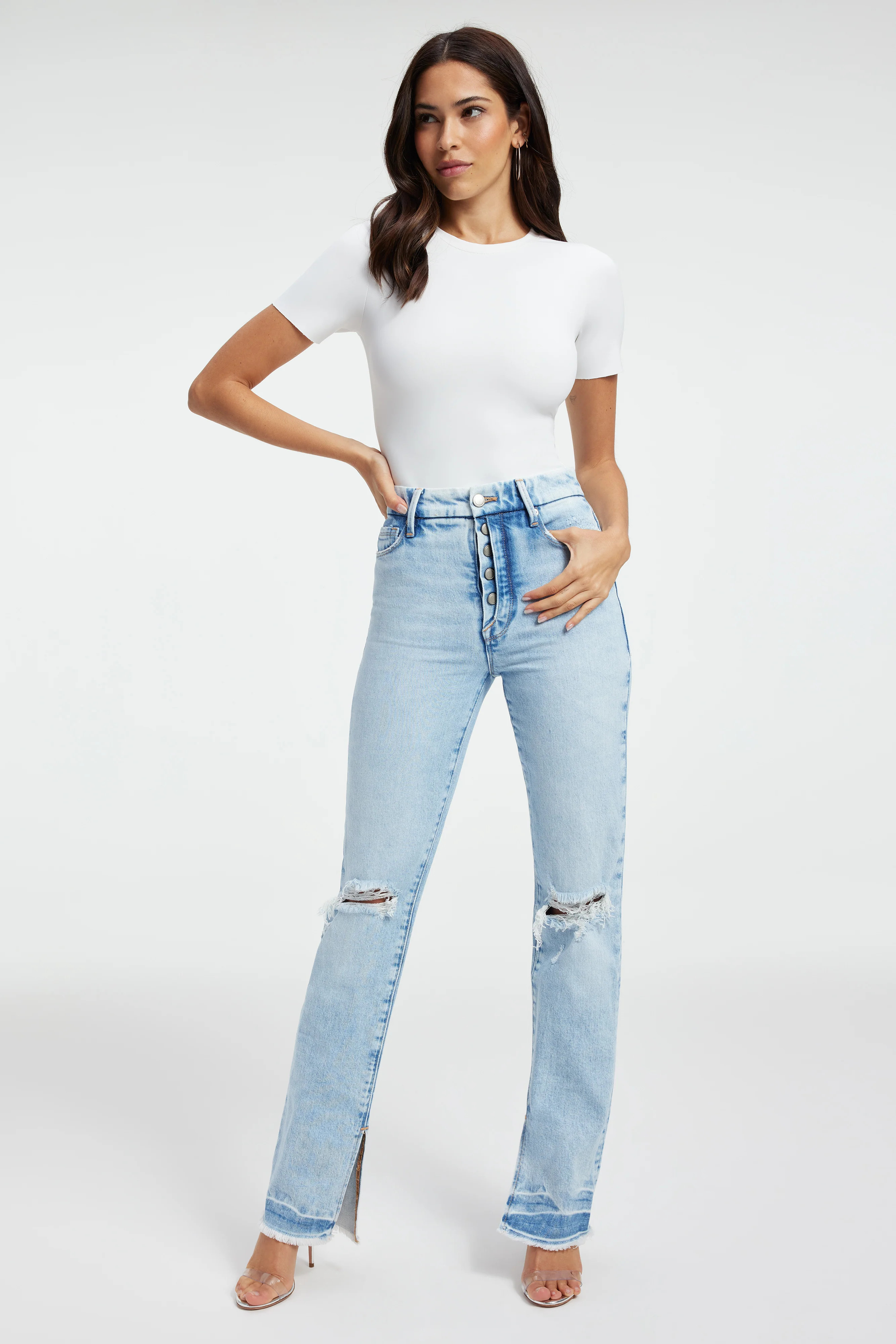 GOOD BOY JEANS | INDIGO340 | Good American